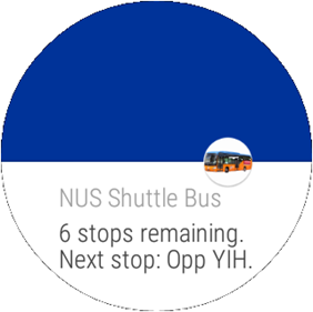 Bus tracking app picture